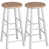 Natural Seat/White Frame