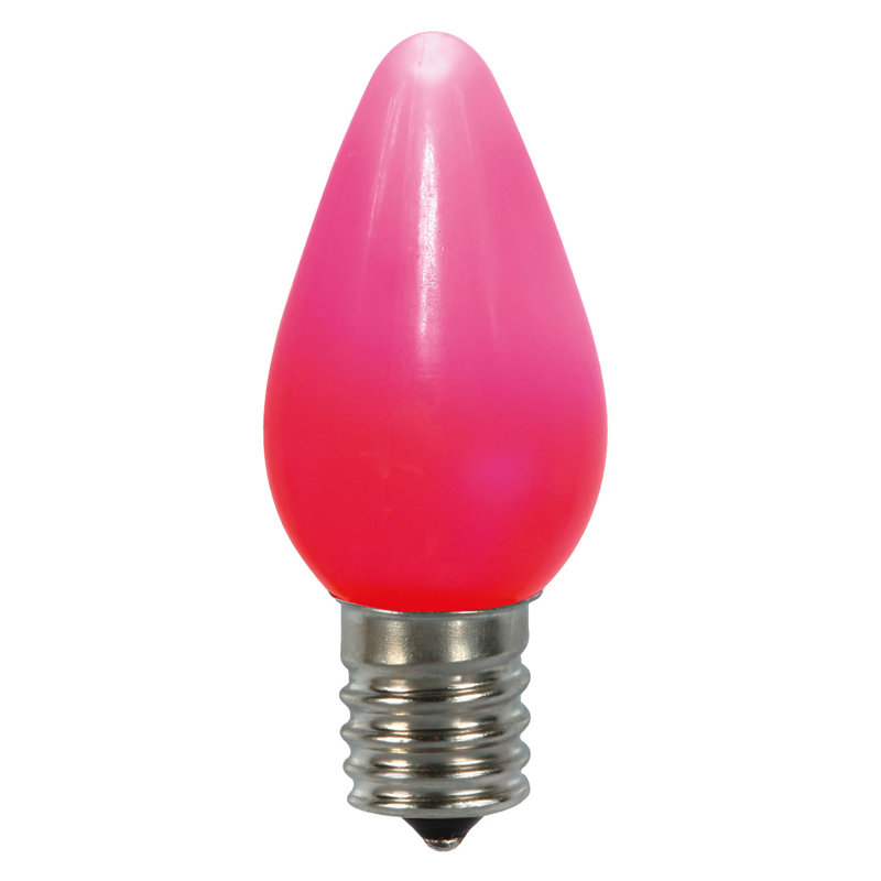 Ampoules de rechange Vickerman C7 à DEL en céramique, paquet de 25, Rose, 0.6