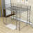 Waukee Steel Full Loft Bed with Build-In Desk with Built-In Ladder-773034771
