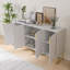 Buffet moderne Rish avec quatre portes, poignées en métal, pieds et tablettes réglables-1804350010