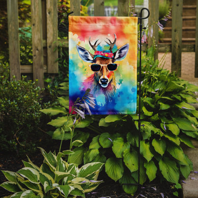 Drapeau de jardin hippie
