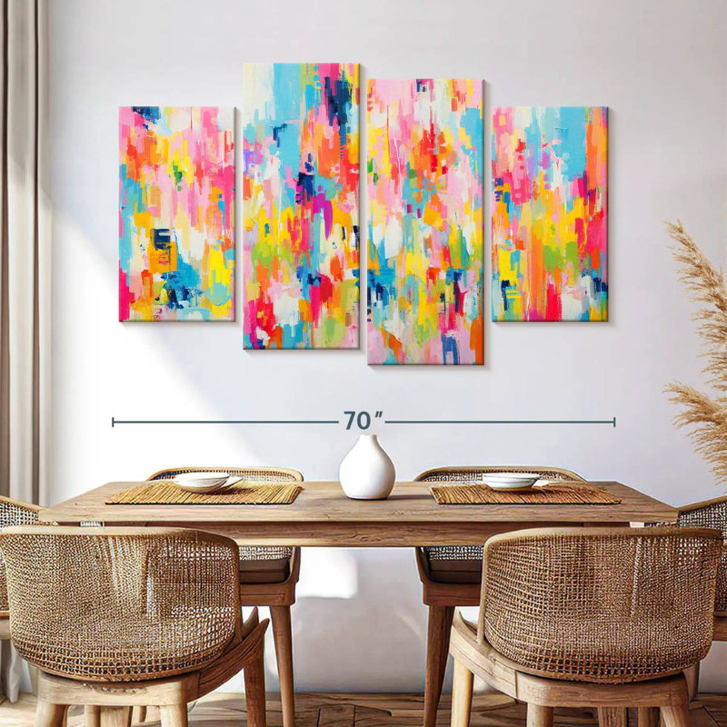 Avery Springtime Pigments I, 42" H x 68" W