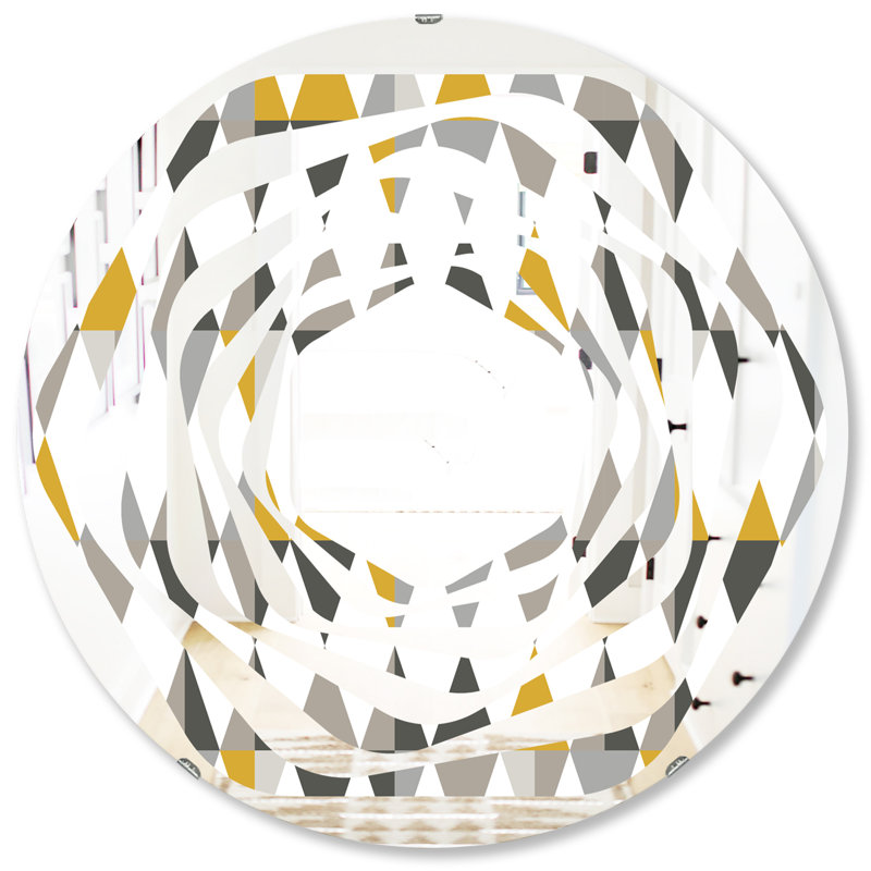 Miroir mural Whirl, H 31,5 po x l po