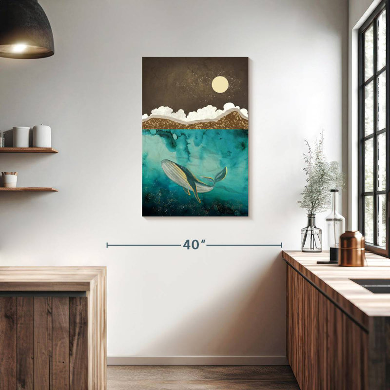 Sous l'eau, H 36 po x l 24 po