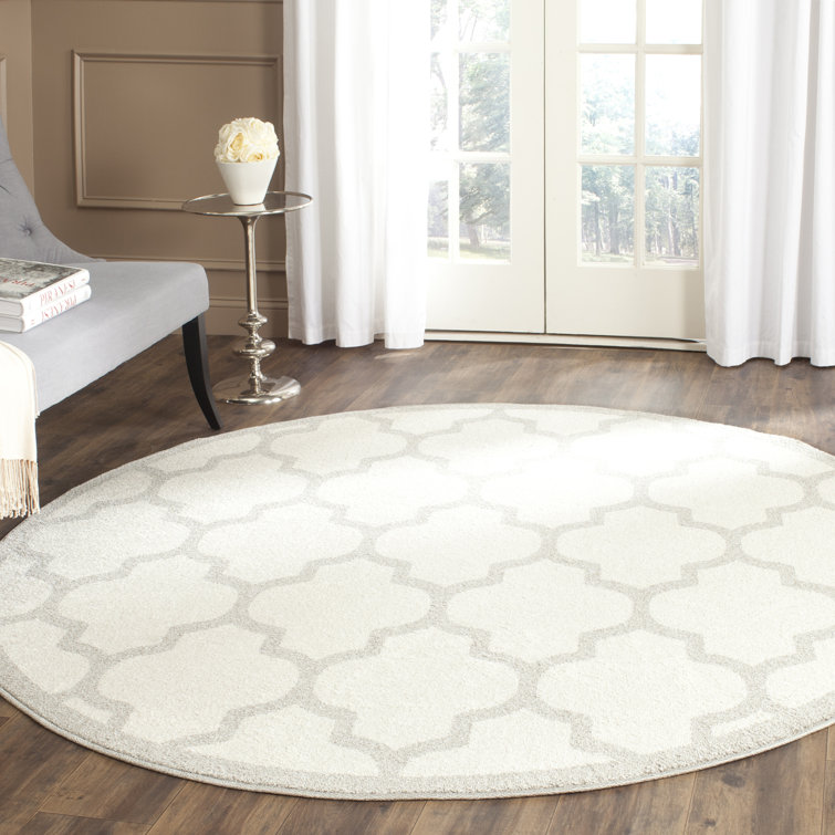 Ammundsen Geometric Beige/Light Gray Area Rug