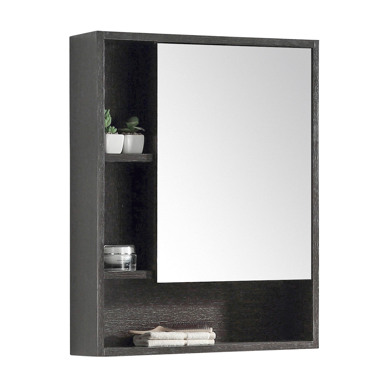 Jensen Surface Medicine Cabinet, Black, Right