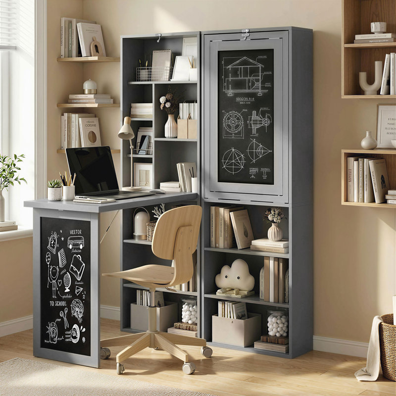 Dinges Ladder Desk, Grey