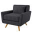 Fauteuil en polyester capitonné l 34 po Norton St Philip-1375089376