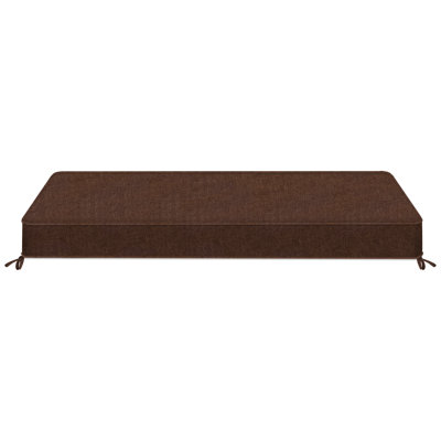 4'' H Customizable Bench Cushion For Indoor/Outdoor Furniture/Chair/Window Seat, Premium 75D High-Resilience Foam