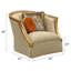 Fauteuil en velours l 40 po Apollonio