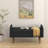 linen fabric Storage Ottoman Bench For Entryway-410116343