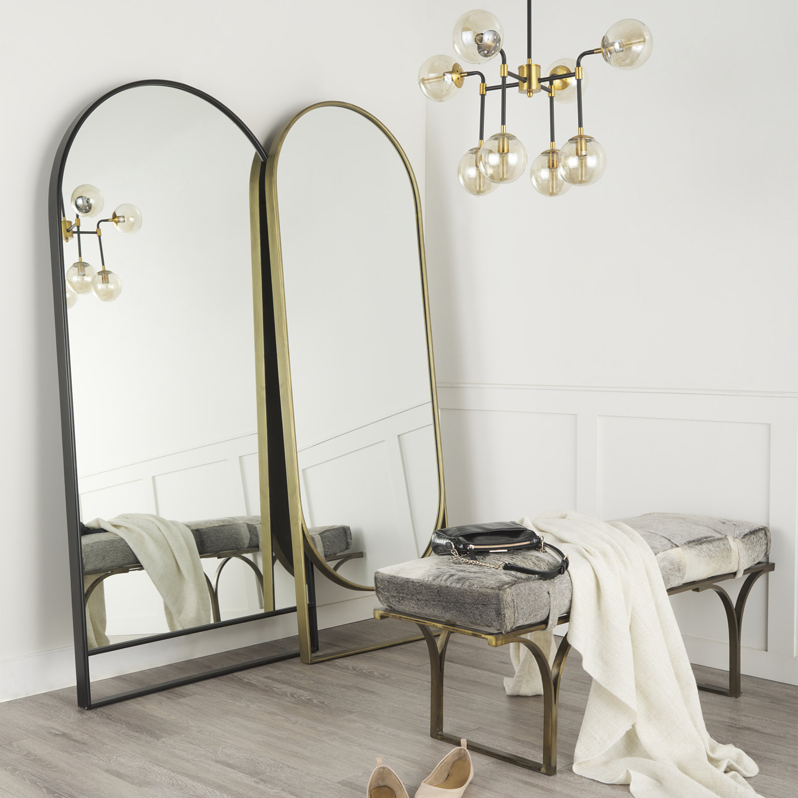 Alsen 36" Full-Length Mirror, Black