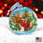 Holiday Splendor 3'' Handmade Glass Ball Ornament