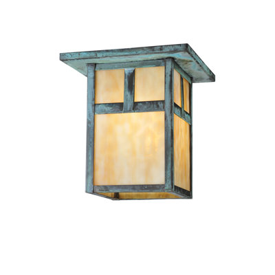 Plafonnier encastré carré 12,5" à 1 lumières unique