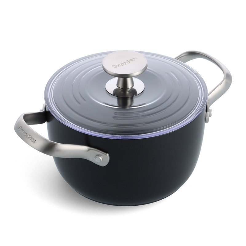 GreenPan 2-Quart Rice and Grains Cooker, Black