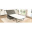 Lit pliant gris, 49,6 po, sommeil confortable, couchette facile à assembler, espace, matelas à mémoire de forme, style-199209183