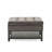 Rectangle Tufted Upholstered PU Ottoman