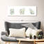 «Playful Baby Elephants Smudge», reproduction sur toile-319234188