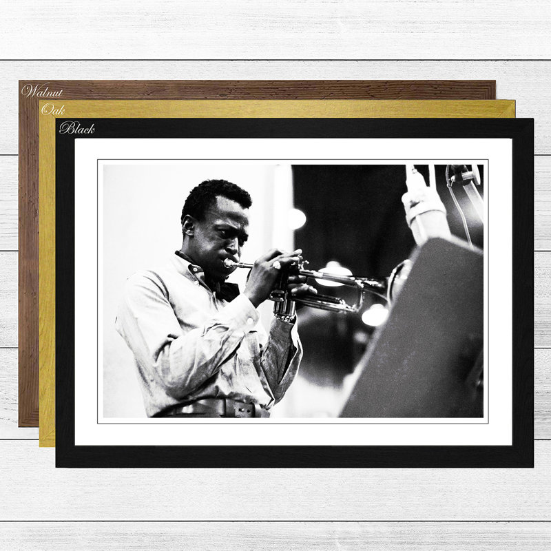 Single Picture Frame Print, Black