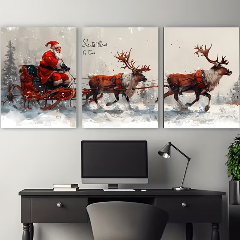 3 Piece Wrapped Canvas Print