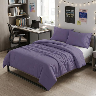 Ensemble de housse de couette lavable en coton Wisteria