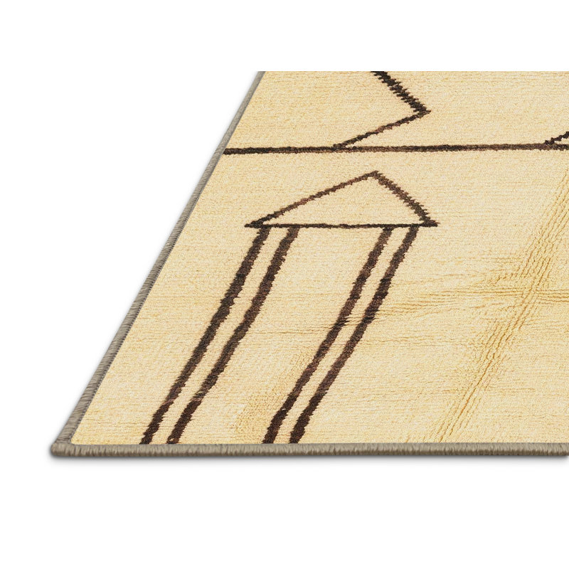 Abstract Indoor Rug, Rectangle 3' x 5'