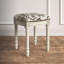 Tabouret de coiffeuse en bois massif Philomene-1264674617