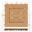 12" x 12" Fir Wood Interlocking Floor Tiles Pack of 27-86591990
