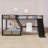 Triple L-Shape Bunk Bed With Slide And Desk,USB Ports-583108888