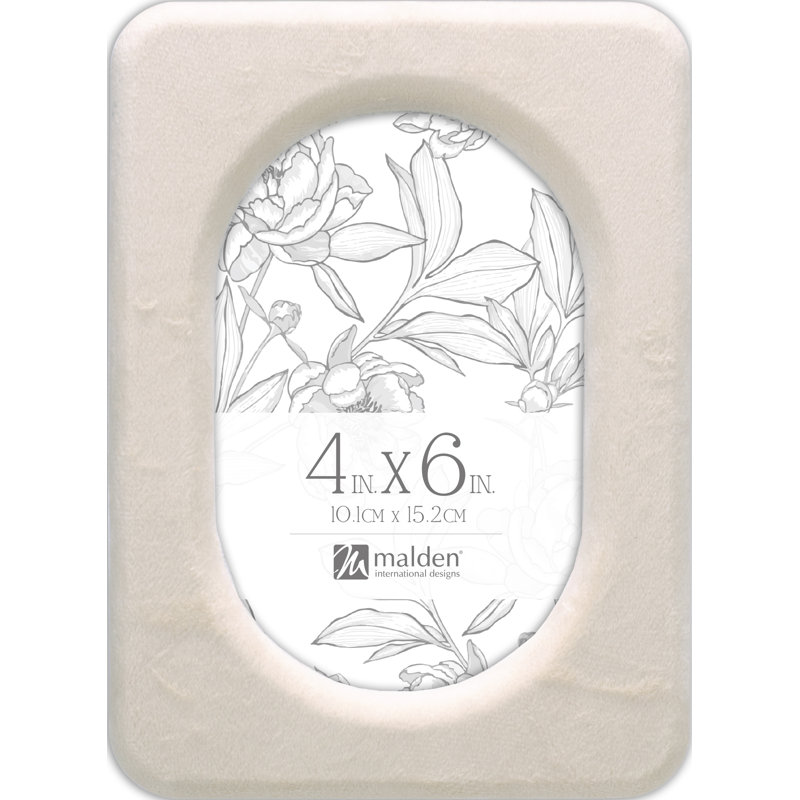 VELOURS BLANC 4X6 OVALE