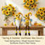 Poupée en peluche gnome de printemps et d'été - décoration de table bourdon tournesol