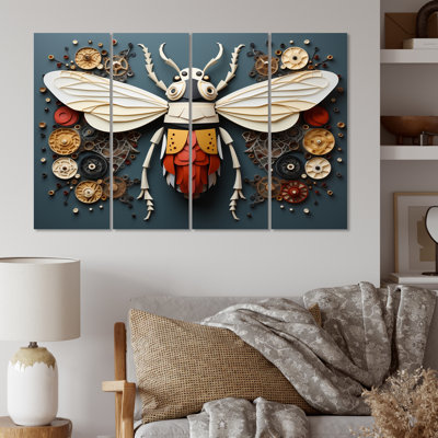 " Insects Bugs Tiny Wonders I " 4 - Pieces