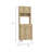 Santa Maria 1-Drawer 1-Shelf Area Pantry with Adjustable Metal Legs  -111835857