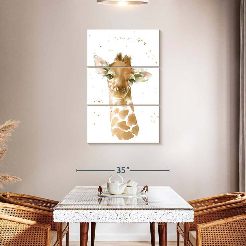 Bébé girafe Brampt, H 45 po x l 28 po