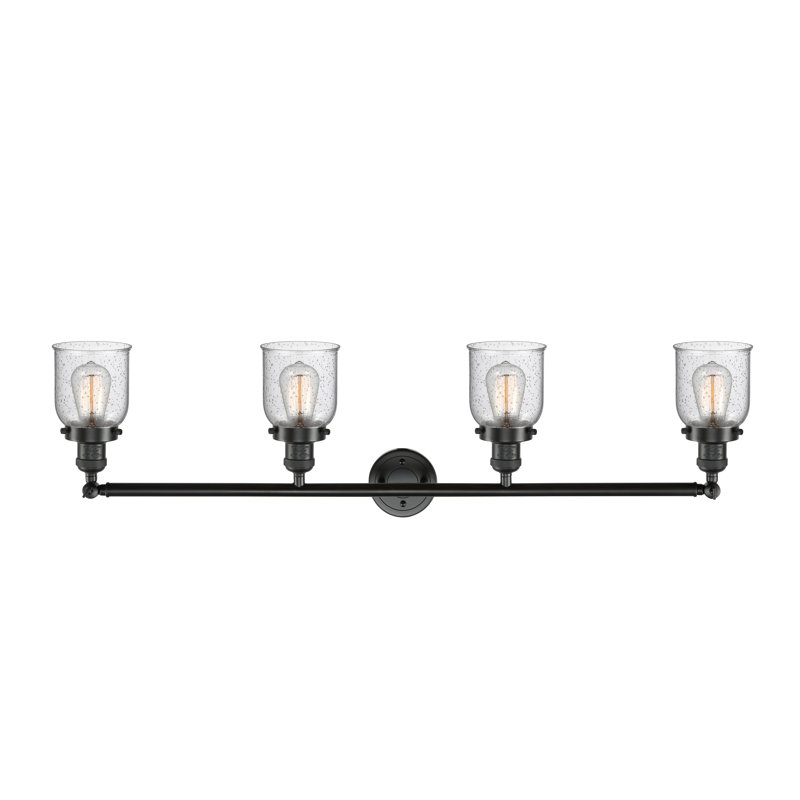 Éclairage pour salle de bain 4 lumières Anatol, DEL, Bronze huilé