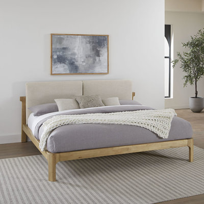 Lit plateforme tapissier Furano