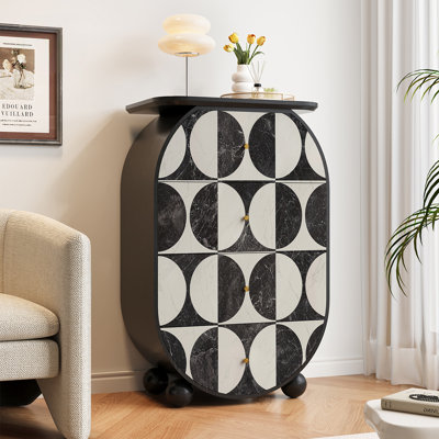 Solid Wood 4 - Drawer Accent Chest