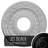 Endurathane Nadia Ceiling Medallion, 12 1/8"OD x 3 5/8"ID x 7/8"P (Fits Canopies up to 4 7/8"), Hand-Painted Jet Black Finish-27782285