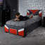 X Rocker Cerberus Double Ottoman Gaming Bed - Red