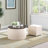 Suyeko 13.58" Wide Velvet Round Storage Ottoman-523577540