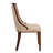 Fifth Avenue Traditional Vegan Leather Upholstered Beech Wood Dining Side Chair in Cream-90540314