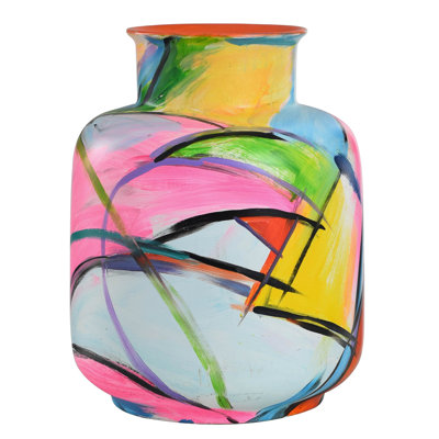 Cana Vase - Multi Colour Finish on Ceramic