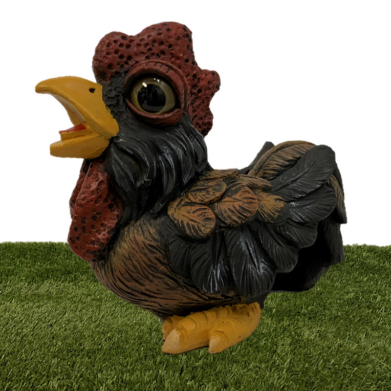 Statue de jardin fantaisiste «Lucky», H 8,5 po x l 10,5 po x P 6 po