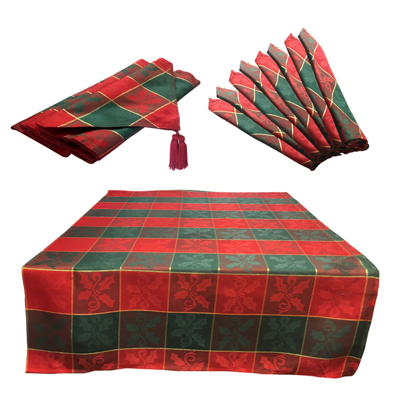 Randall 10pc Tartan Table Linen Set