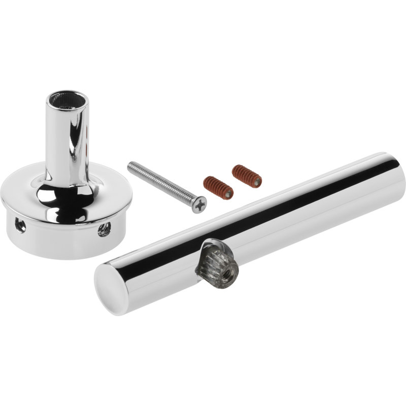 Lever Handle Base Kit, Polished Chrome