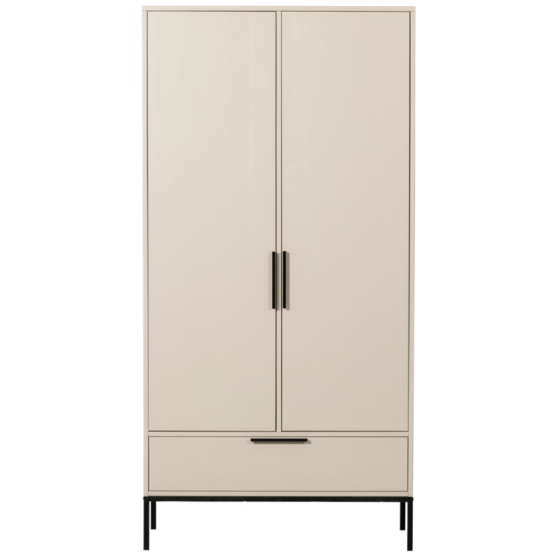 Adam 1 Door Pine Wardrobe