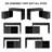 Larose L-Shaped Executive Desk-656766407