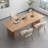 Burlywood Rectangular Solid Wood desk-109518452