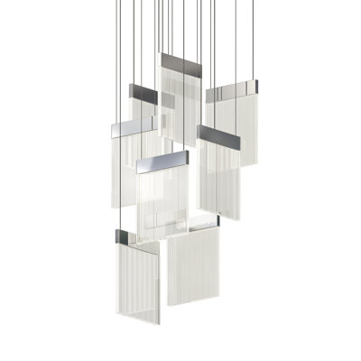 V Panels 8 - Light LED Pendant
