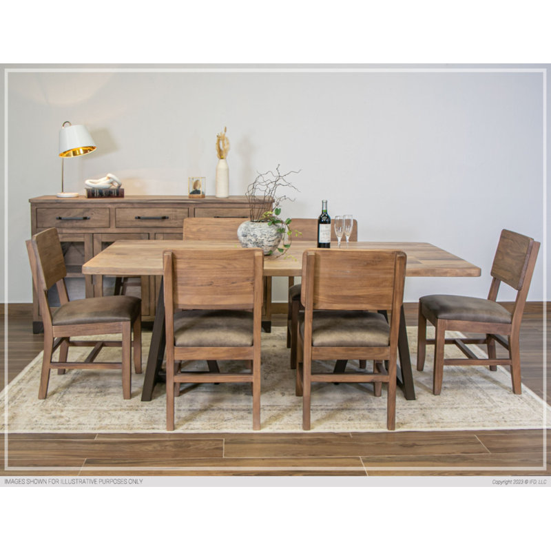 Ethyle Solid Wood Dining Table